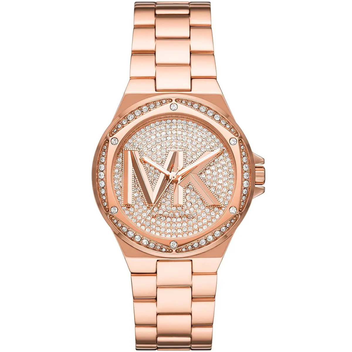 Michael Kors Lennox Three-Hand Rose Gold Women's Watch - MK7230
