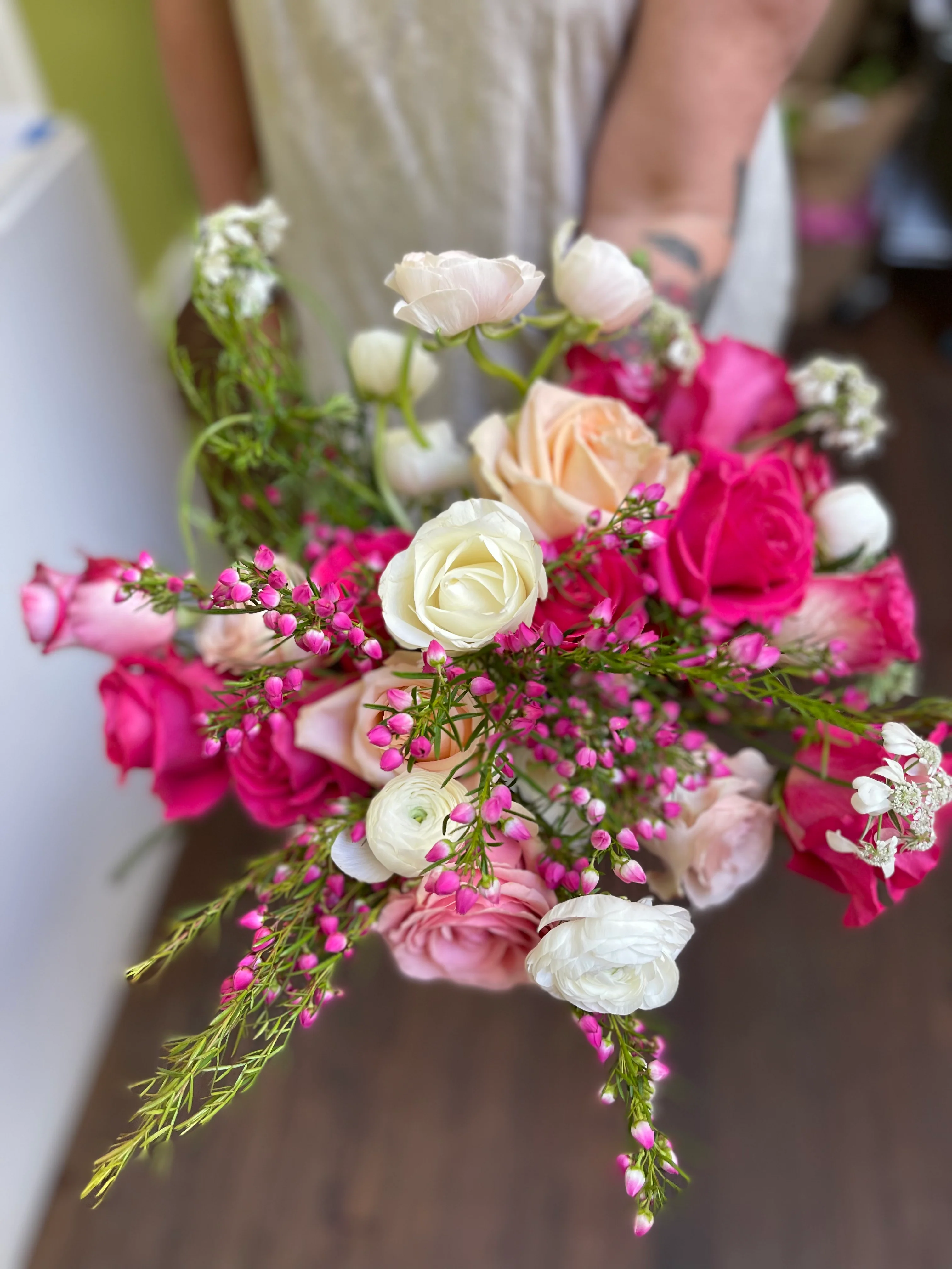 Designer's Choice Wrapped Seasonal Market Bouquet