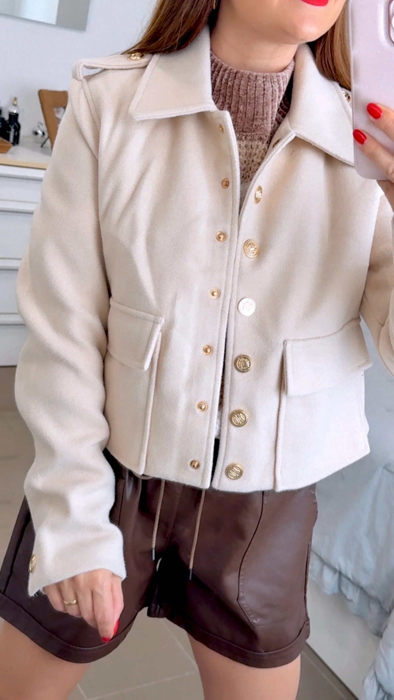 CHAQUETA BERTA BEIGE