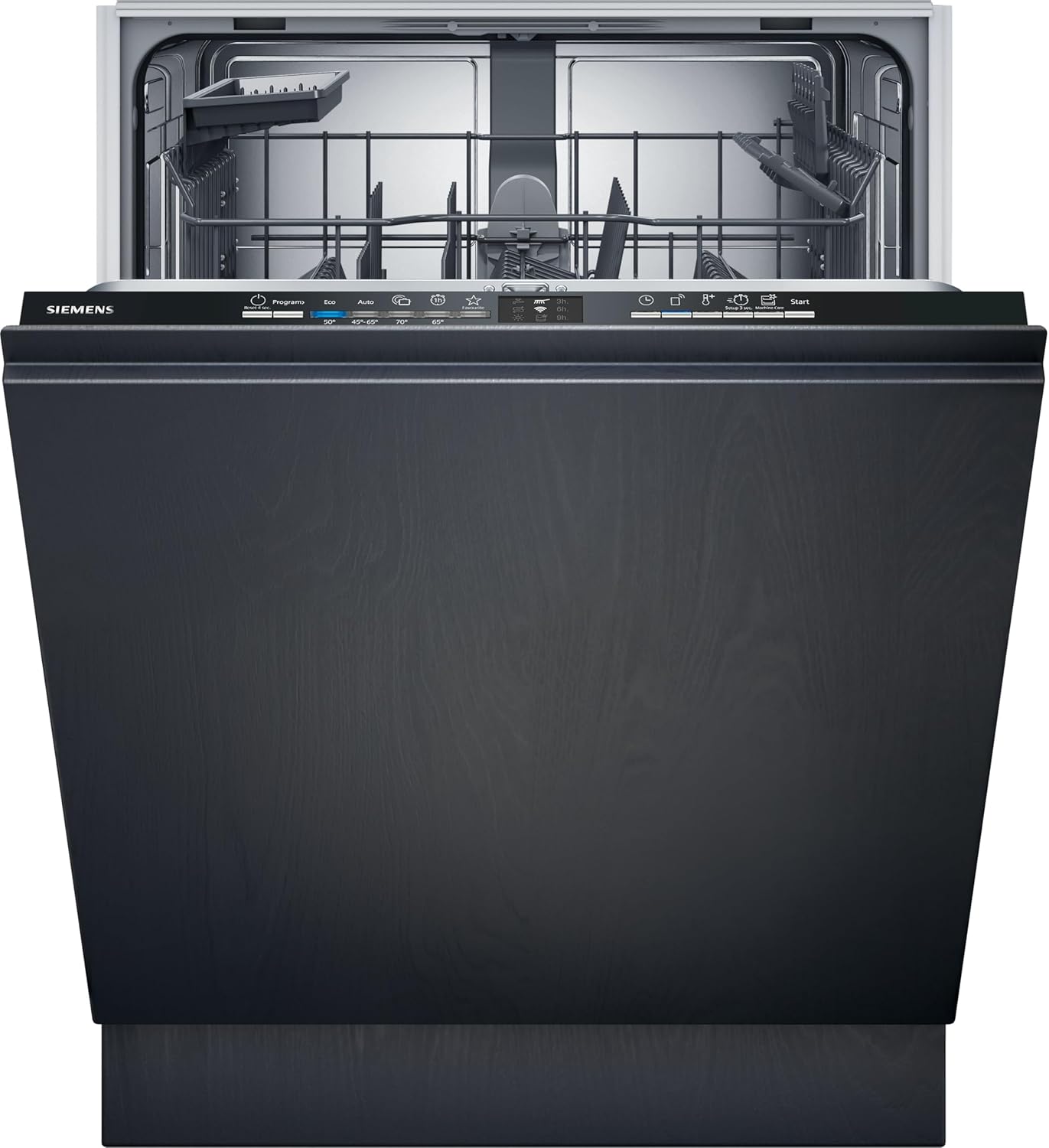 Siemens SN63EX06VE, iQ300 Smarter Geschirrspüler, Vollintegrierte Spülmaschine, 60 cm, Besteckschublade, Extra leise, varioSpeed, Automatische Türöffnung, Dreifach rackMatic, infoLight, intesiveZone