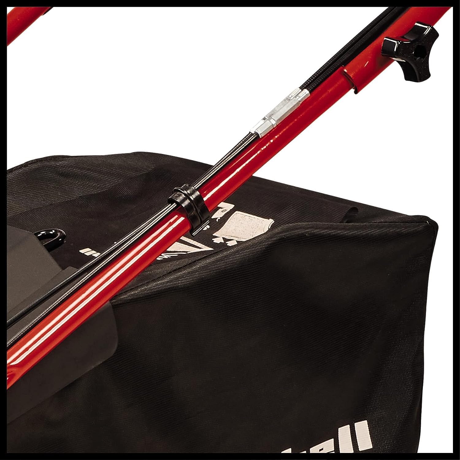 Einhell Benzin-Rasenmäher GC-PM 46/5 S (2 kW, bis 1.400 m2, 1 Zylinder, 4-Takt-Motor, abschaltbarer Hinterradantrieb, 9-stufige zentrale Schnitthöhenverstellung 25-80 mm)