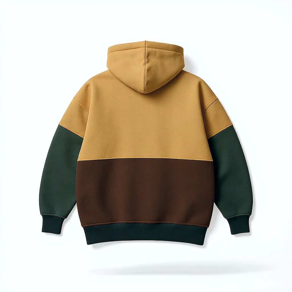 Unisex Cotton Retro Hoodie �C Fade-Resistant Fabric, Olive Green, XS�CXL