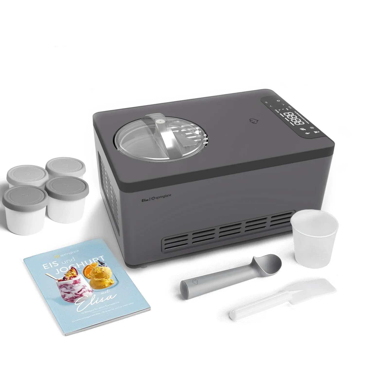 2025 Heladera Elisa 2,0 litros – Negra o Plateada