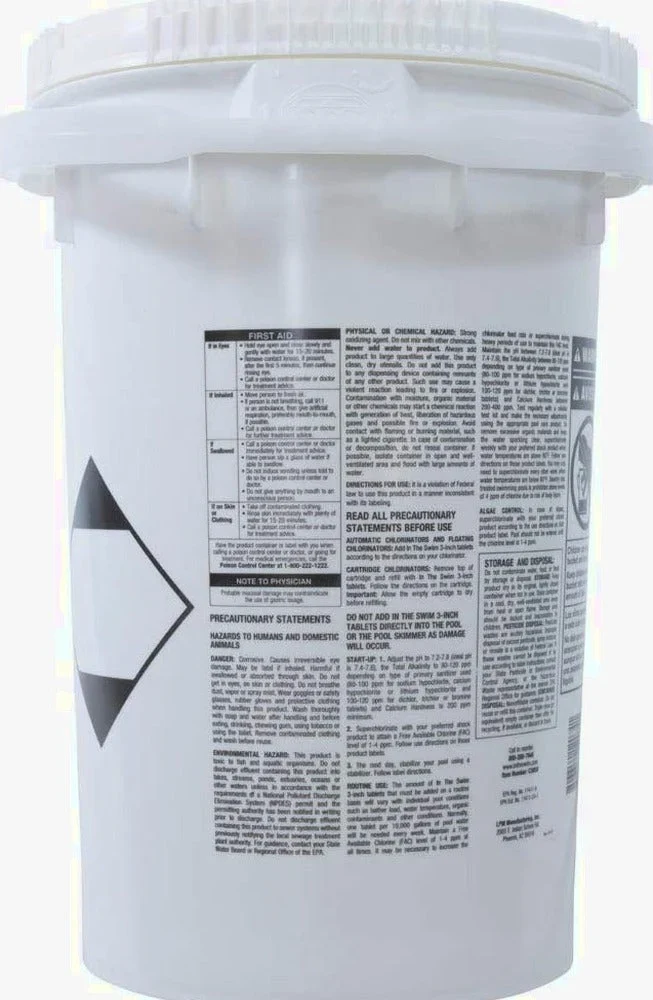 3 INCH CHLORINE TABLETS 50 LBS