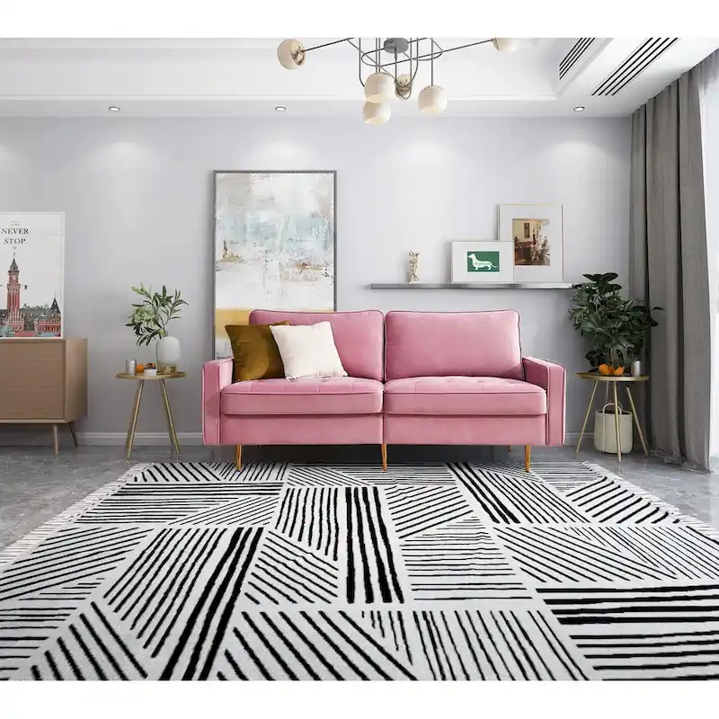 Velvet Fabric Sofa