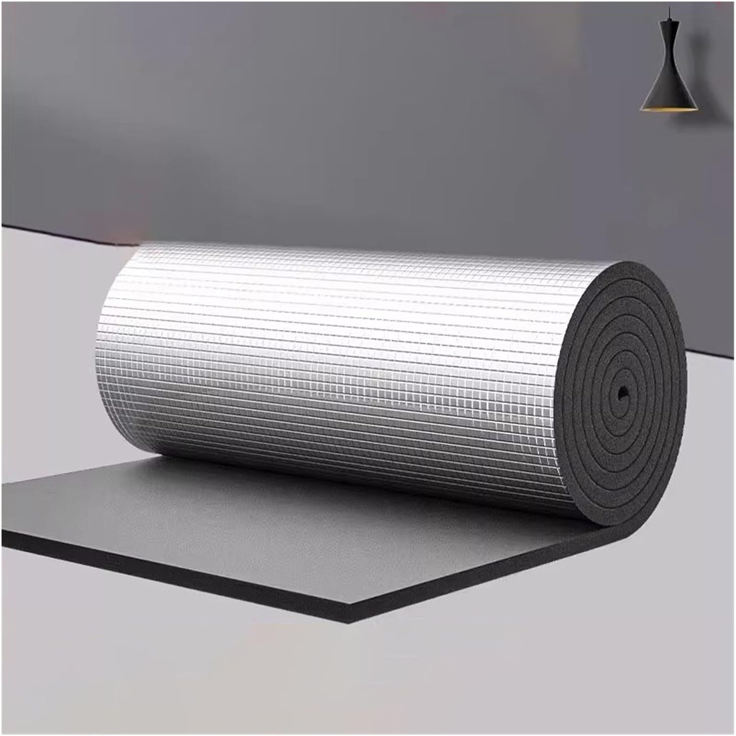 Folienisolationsrolle - Selbstklebende Aluminiumfolie für Dächer und Wände, geeignet für verschiedene Anwendungen