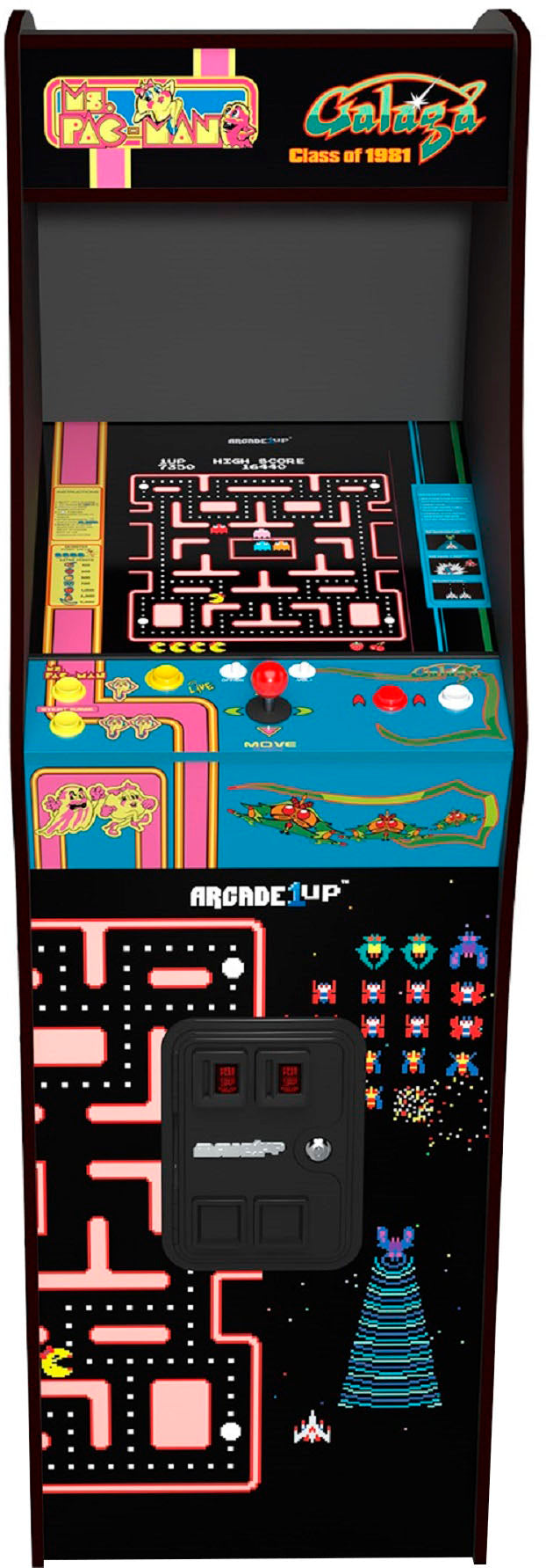 Arcade1Up Class of 81�� Deluxe Arcade Game, Blue �C Retro Gaming Console