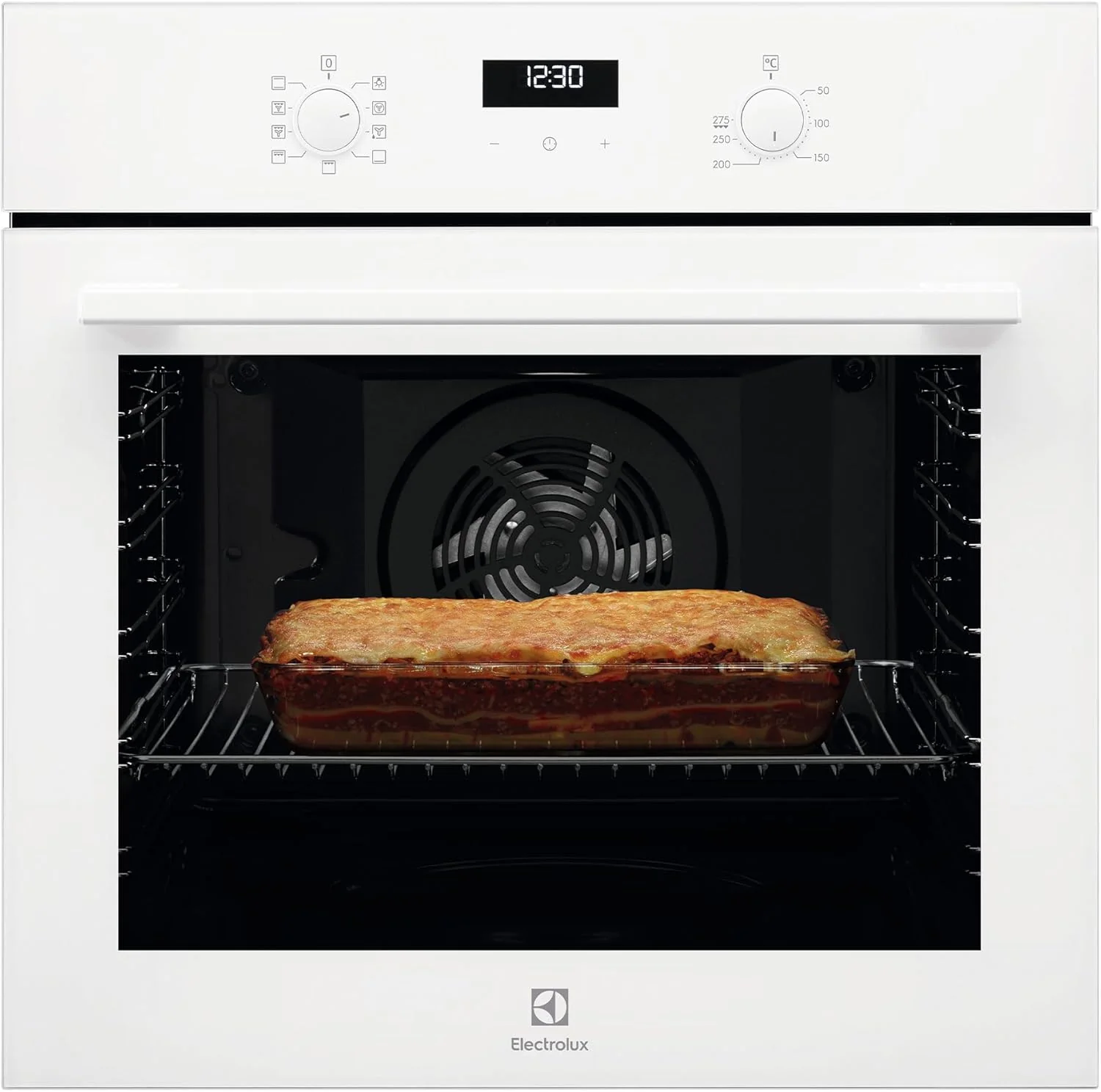 Electrolux Multifunction Oven EOF6P54TX, 72 L, Grill Function, 1000W, SurroundCook Technology, Pyrolytic Cleaning, LED Display, Retractable Controls, Telescopic Rails, Inox, Made in DE