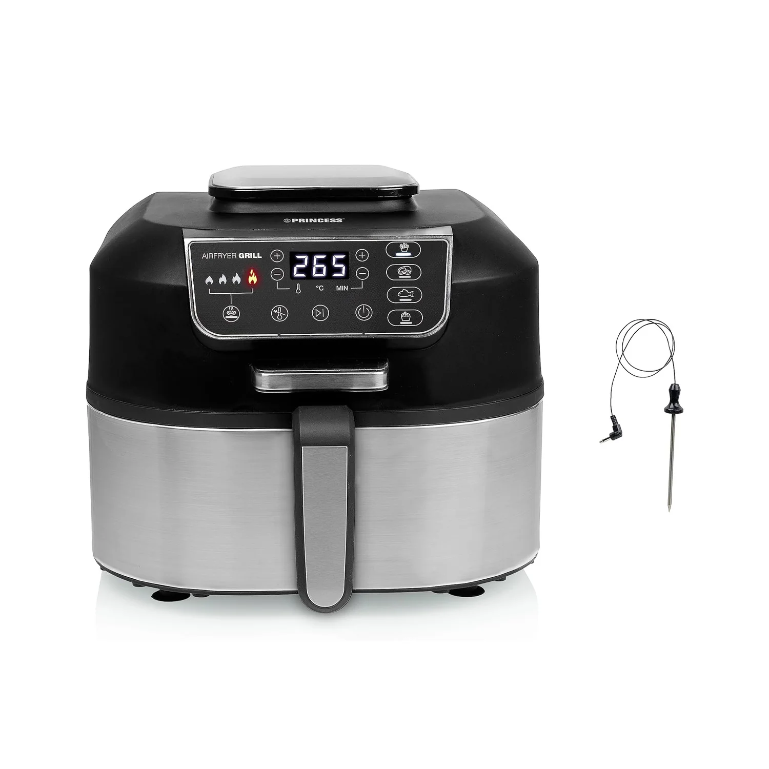 Friggitrice Ad Aria 2 In 1 Controllo Digitale 5,6l 1760w
