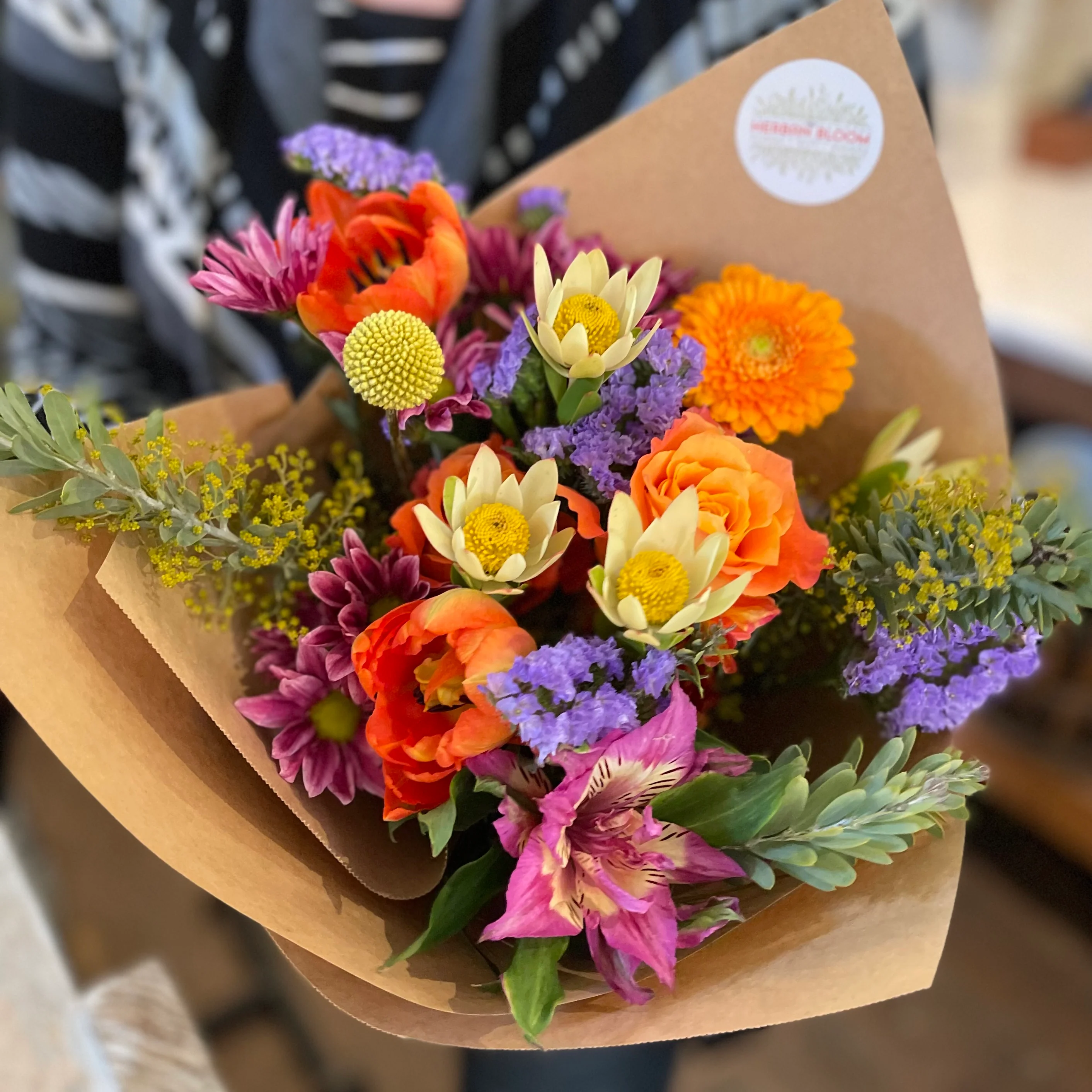 Designer's Choice Wrapped Seasonal Market Bouquet