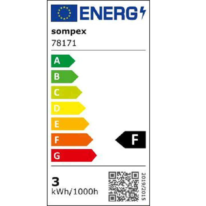 Sompex Tischlampe TROLL 2.0, schwarz, 38cm