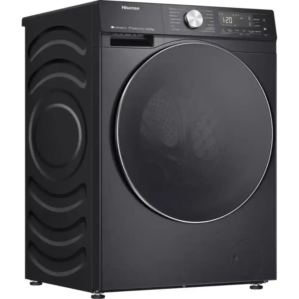 Hisense 10.5Kg 1400 Spin Autodose Washing Machine - Black | WF5S1045BB