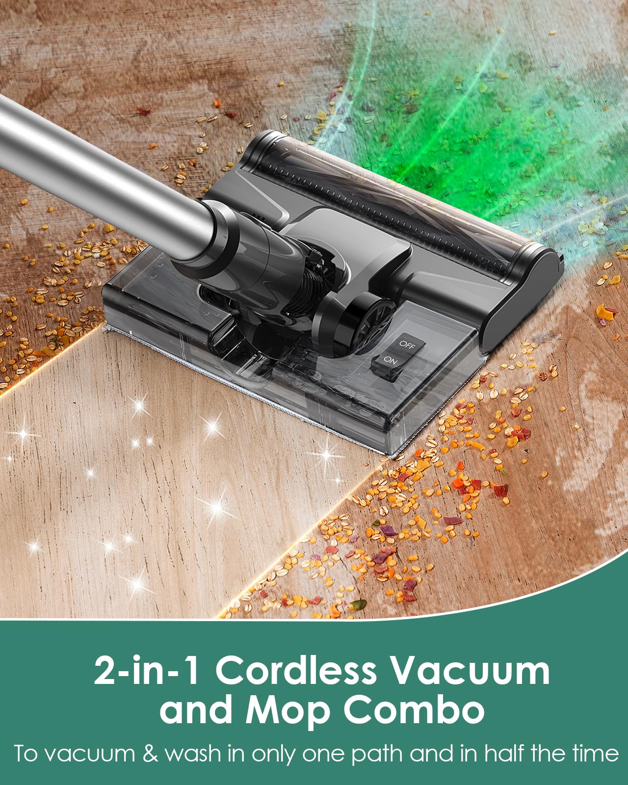 Cordless 2-in-1 Vacuum Cleaner and Mop