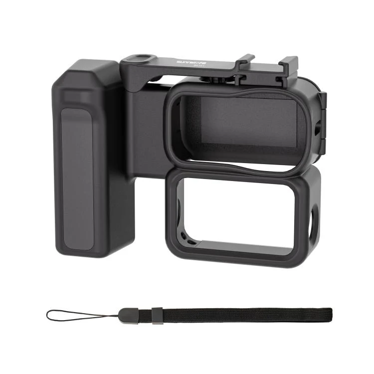 For DJI Osmo Nano Sunnylife Integrated Street Photography Handle Ergonomic Hand Grip Quick Release Shutter Handle, For DJI Osmo Nano