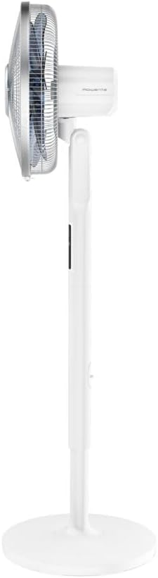 Rowenta VU5870 Standventilator Turbo Silence Extreme+ | Fernbedienung | 5 Geschwindigkeiten | Abschaltautomatik | Timer | Automatische Oszillation | Höhenverstellbar, Weiß