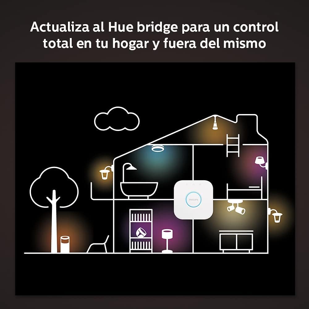 Philips Hue White Ambiance G40 LED Bulb 4-Pack, 550LM, E26, Smart Home Compatible with Alexa & Google Assistant
