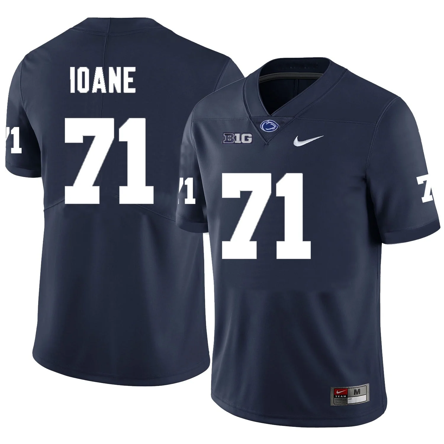 Men��s Penn State #71 Olaivavega Ioane Football Jersey