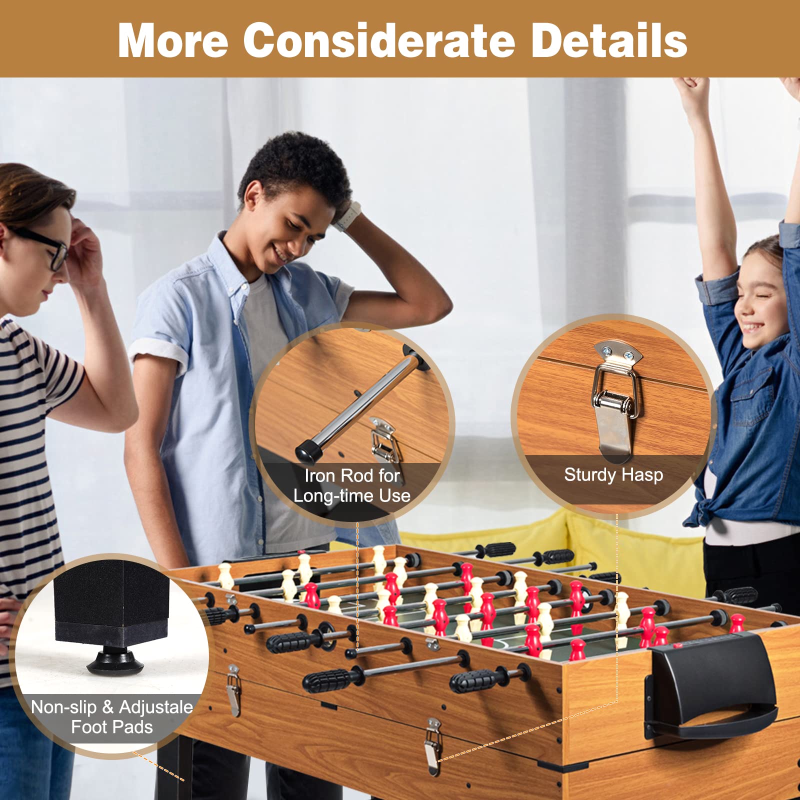 Goplus Foosball Hockey Billiard Soccer