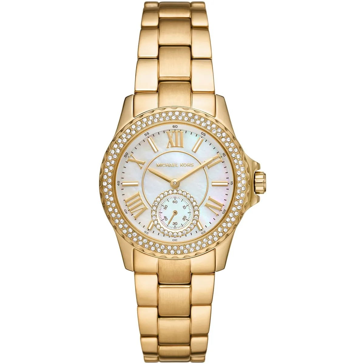 Michael Kors Mini Everest Pavé Gold-Tone Women's Watch - MK7363