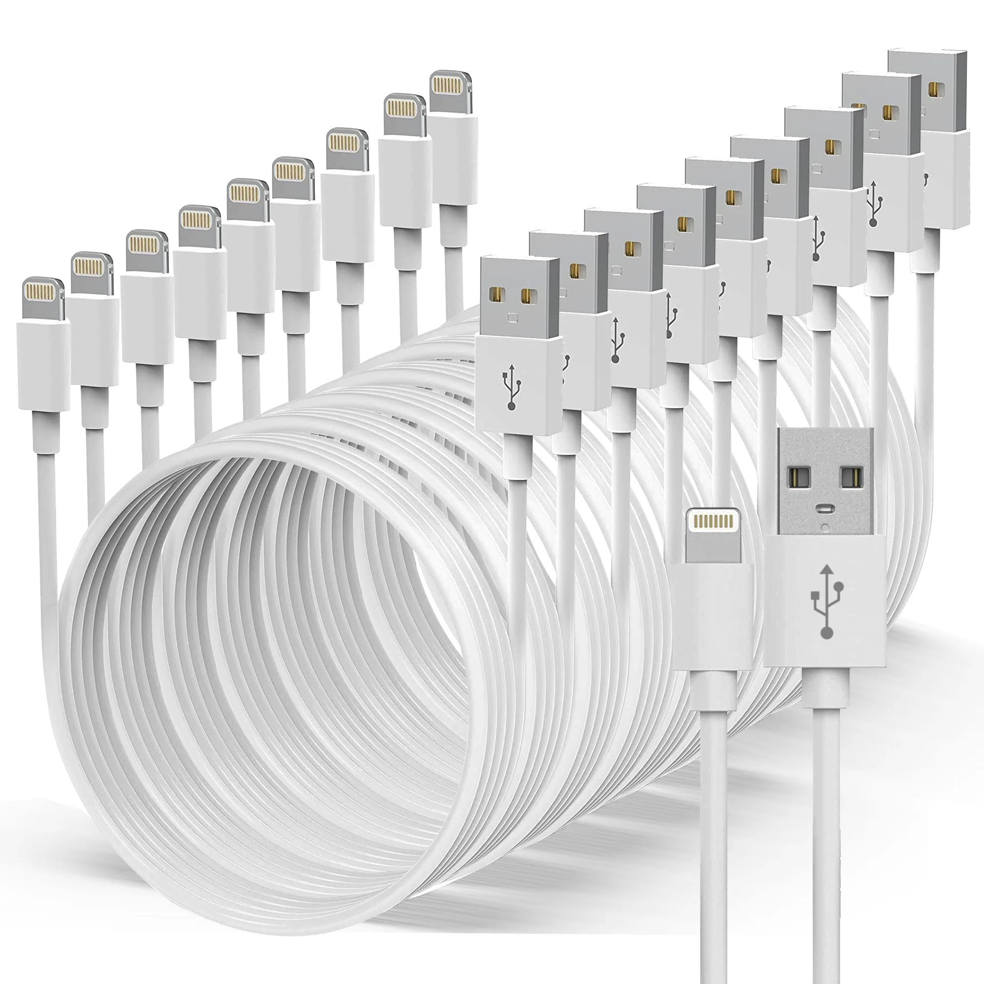 Ladekabel für iPhone Lightning 1M/2M �?USB-A oder USB-C bis iPhone 14