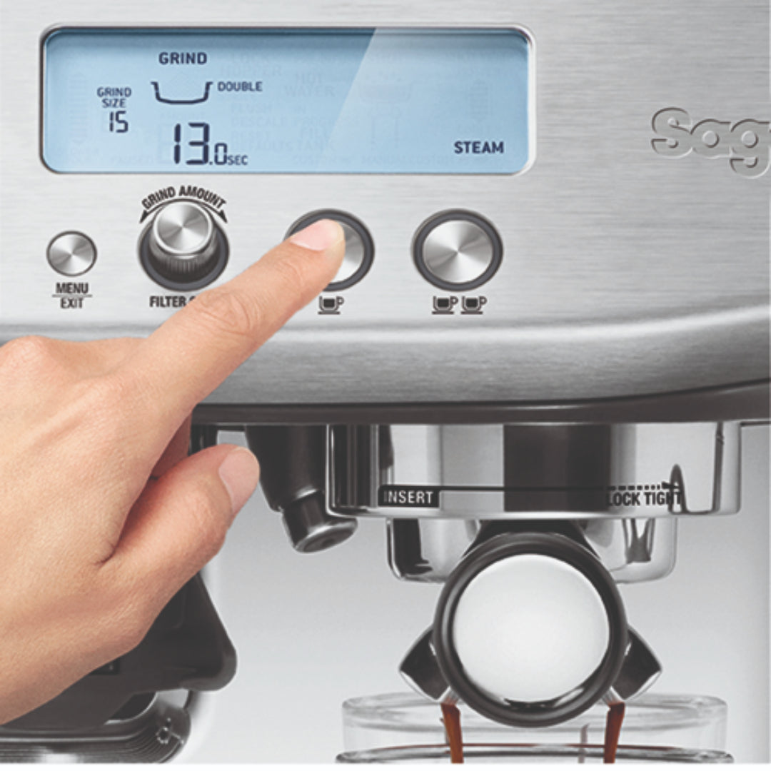 Sage The Barista Pro Bean to Cup Coffee Machine - Black | SES878BST4GUK1