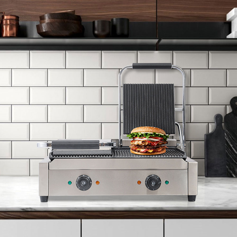 Kei AI0164 Double Sided Electric Heat Press and Grill 3600W