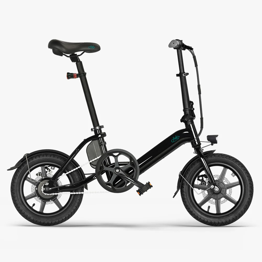 2025 Fiido D3 Pro Mini elektrische fiets ?C Compacte e-bike voor stad & woon-werkverkeer, 250W motor, opvouwbaar