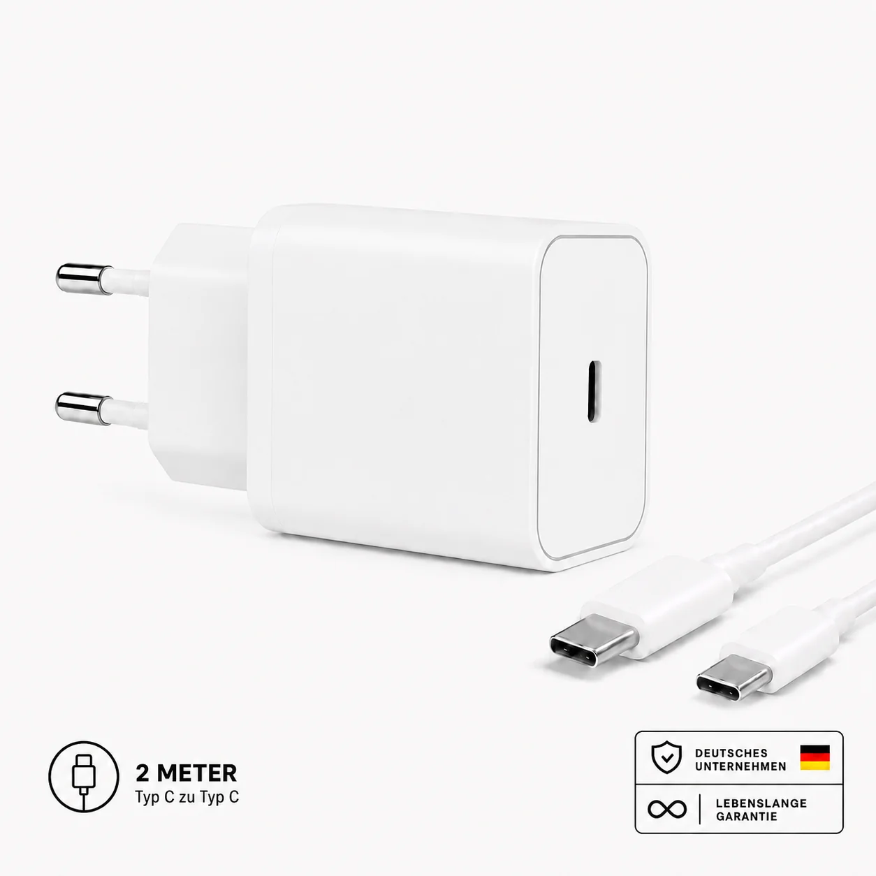 45W USB-C Schnellladegerät mit Kabel �?Netzteil, Ladegerät & Ladeadapter für iPhone, Samsung, Xiaomi & Huawei