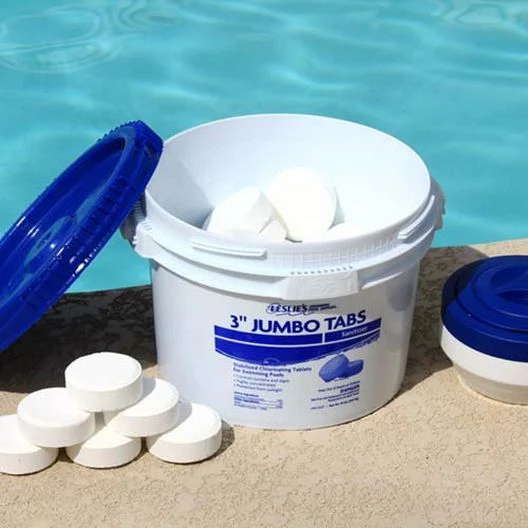 Leslie��s �C 3 in. Jumbo Chlorine Pool Tabs �C 20 lbs. Bucket