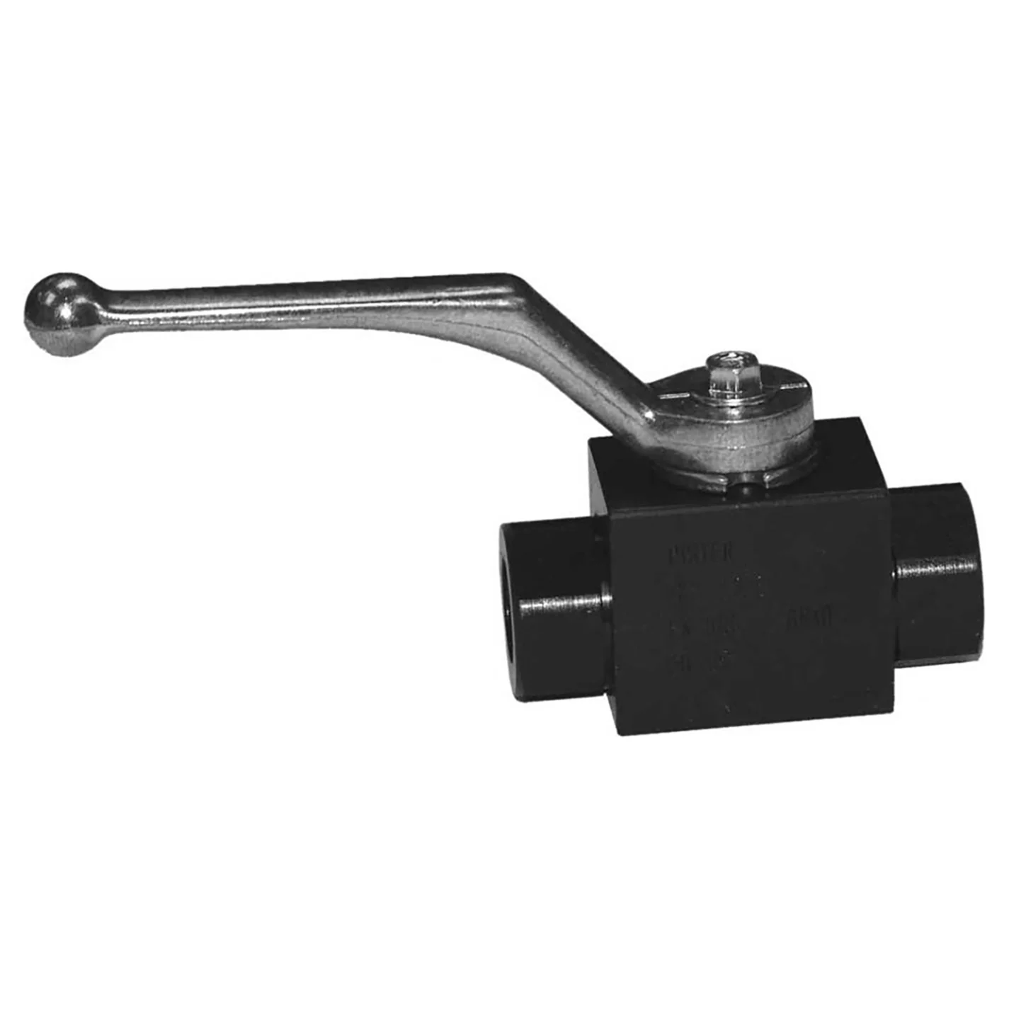 Camozzi BKH 1113 10S - M18 x 1.5 Metric Carbon Steel Ball Valve Hp 2 Way