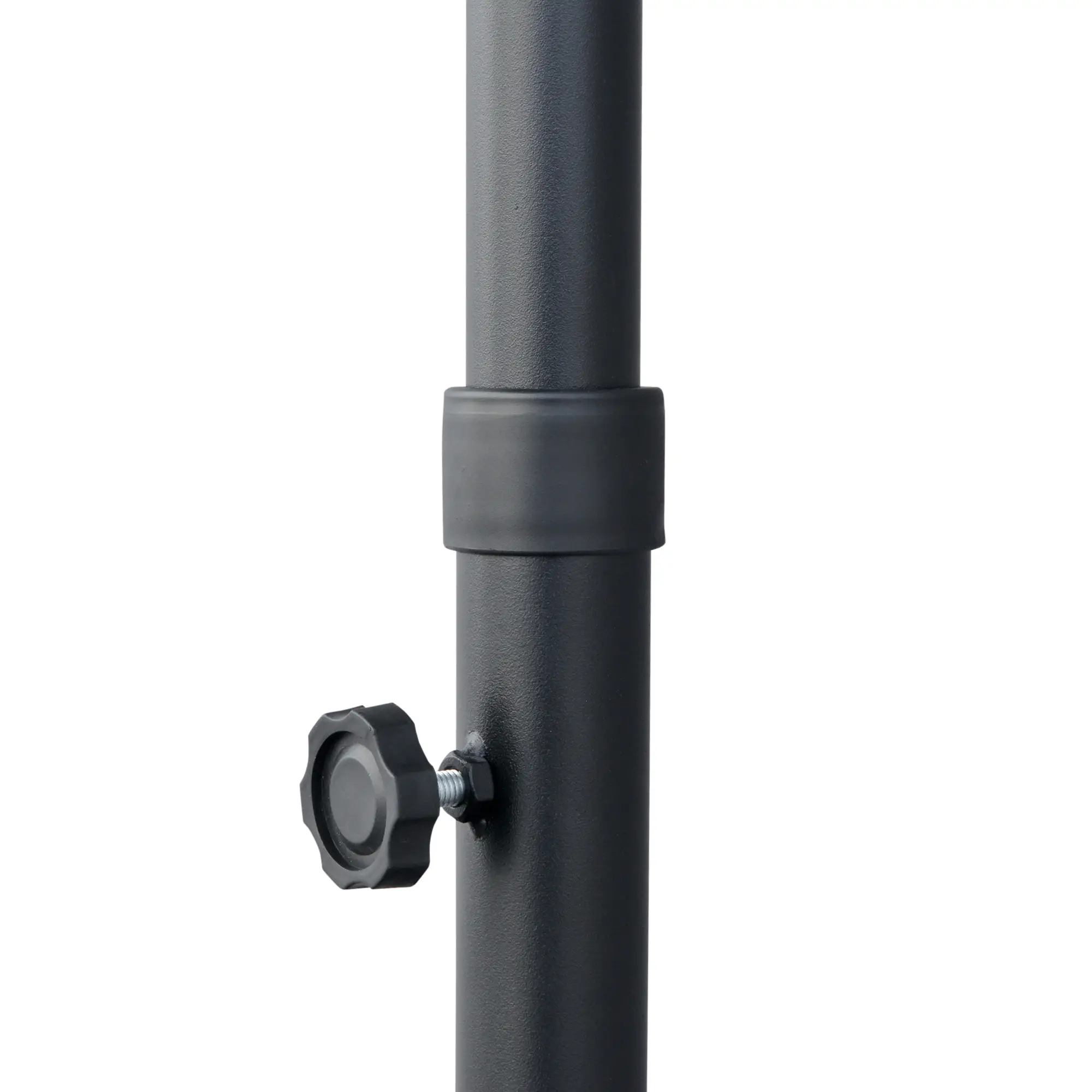 Outsunny Halfronde Parasol met Handslinger Ventilatie