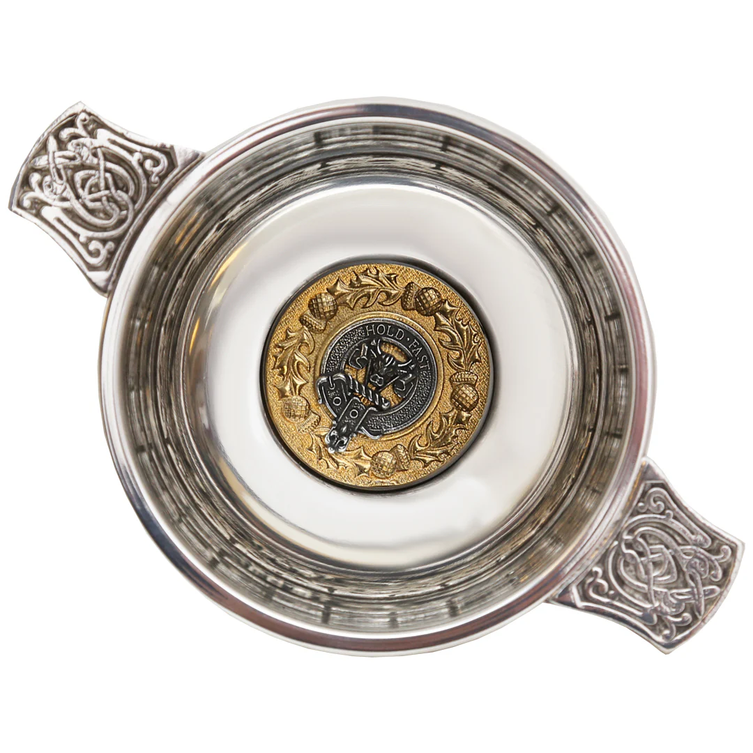 Clan Crest Quaich - MacLeod