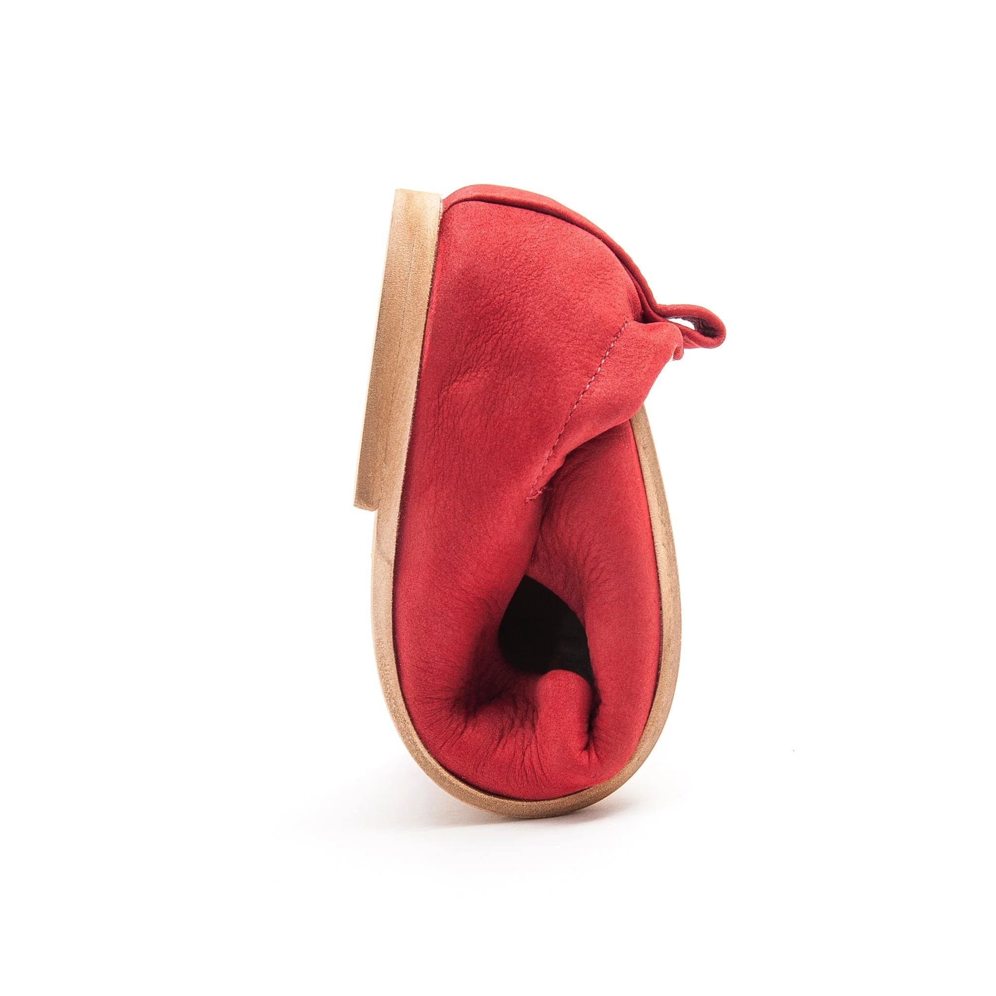Ballerina tonda sacchetto long beach rosso