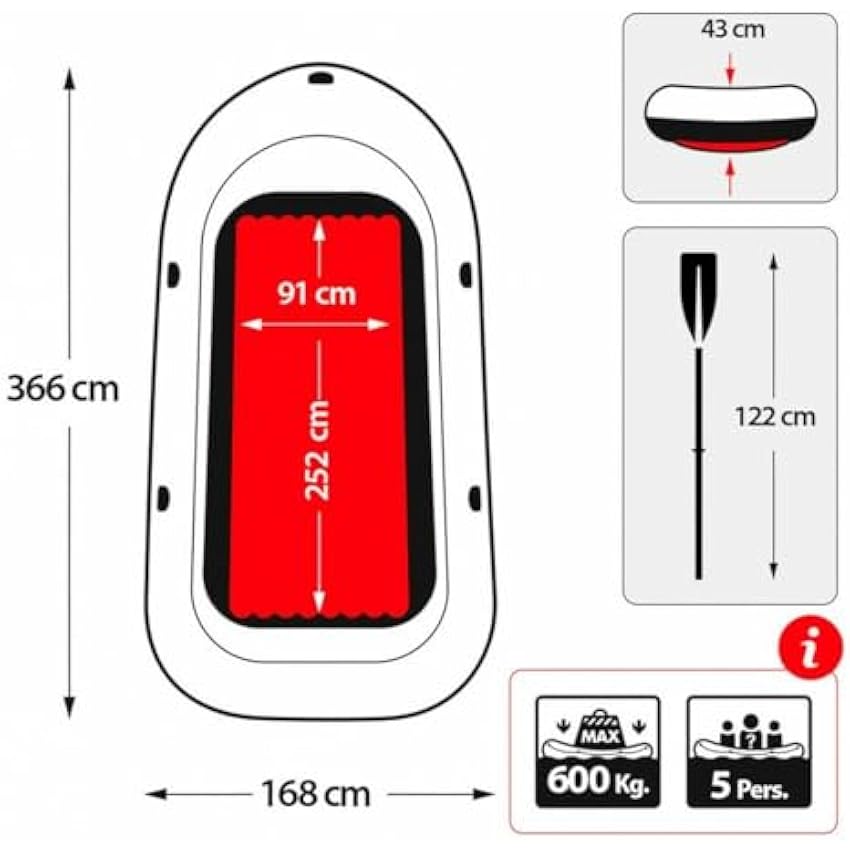 Intex Gommone gonfiabile Excursion