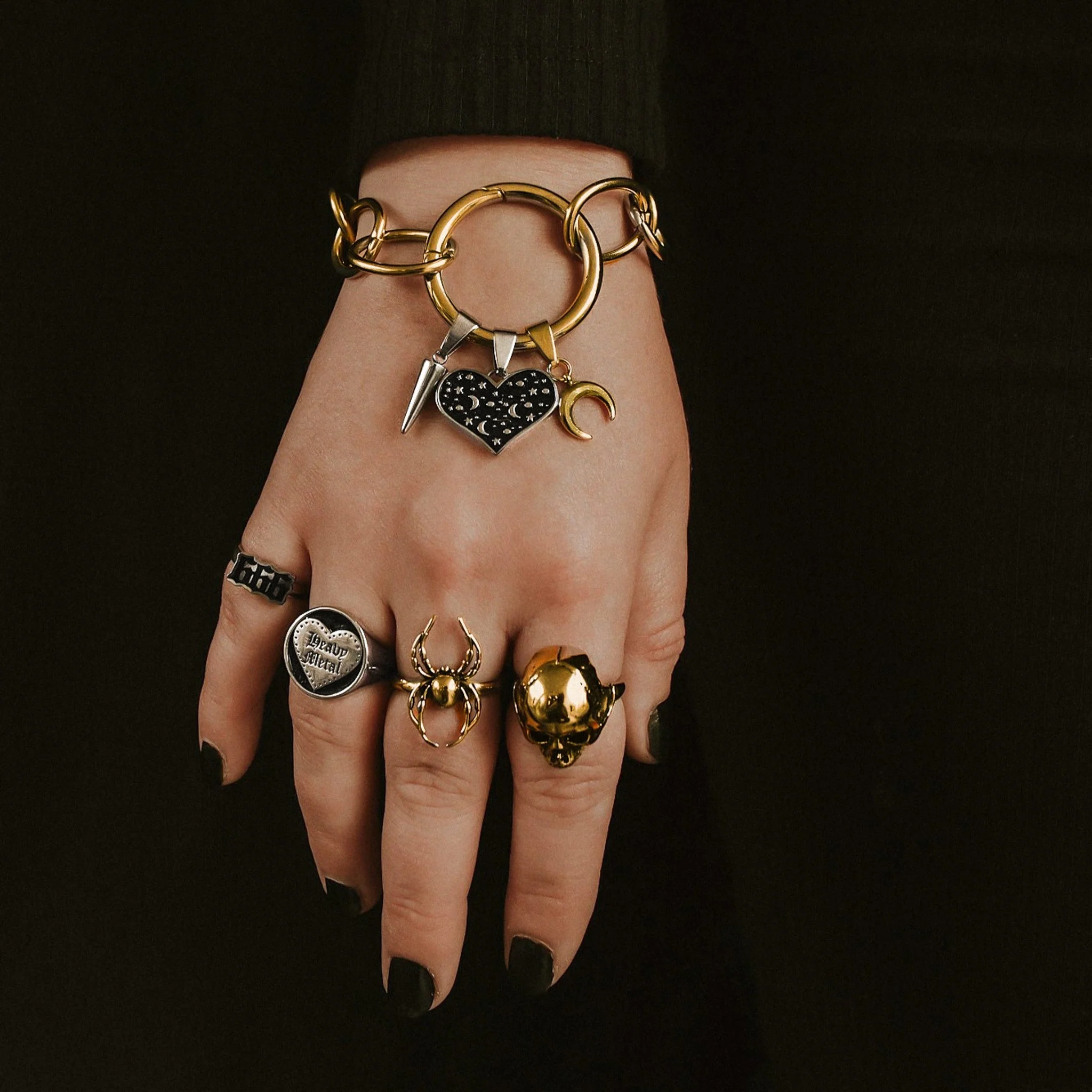 Charm Coven Selene Moon Charm Gold
