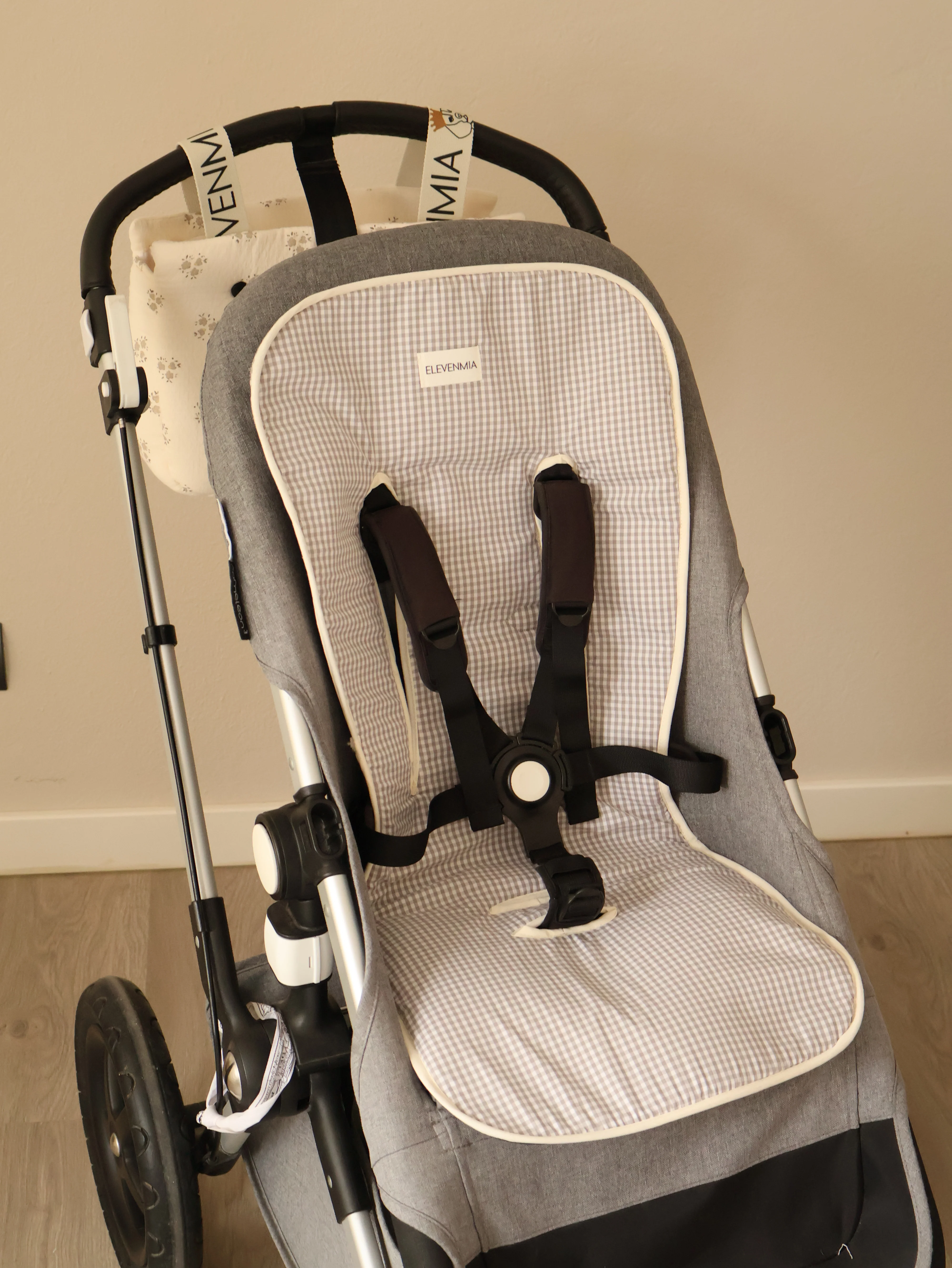 Colchoneta universal Vichy Gris