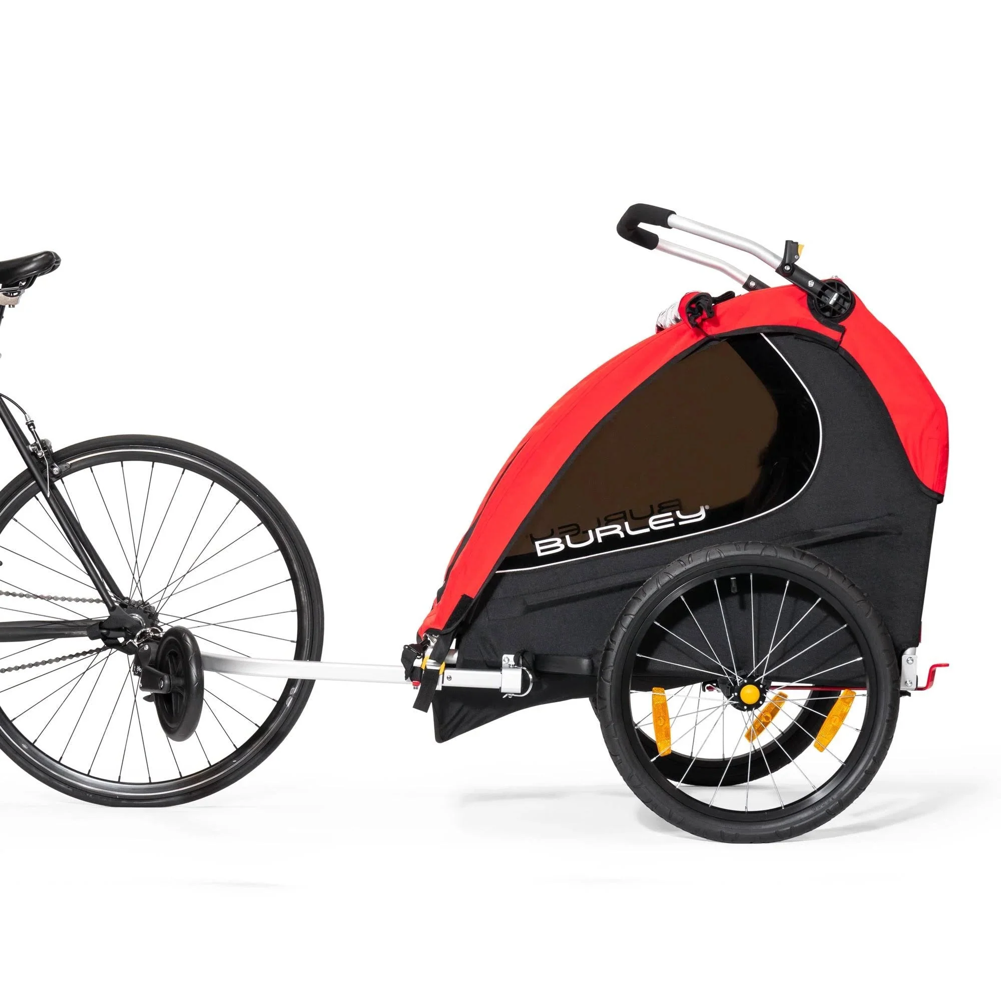 Remolque para bicicleta Burley Honey Bee, color rojo
