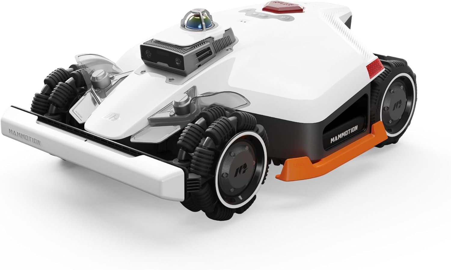 MAMMOTION LUBA 3 AWD 3000 Mähroboter ohne Begrenzungskabel für 3000m2, 360° LiDAR+NetRTK+KI Vision Tri-Fusion-Positionierung, AWD für 80% Steigungen, Keine RTK-Basisstation, bis zu 30 Zonen, 12Ah Akku