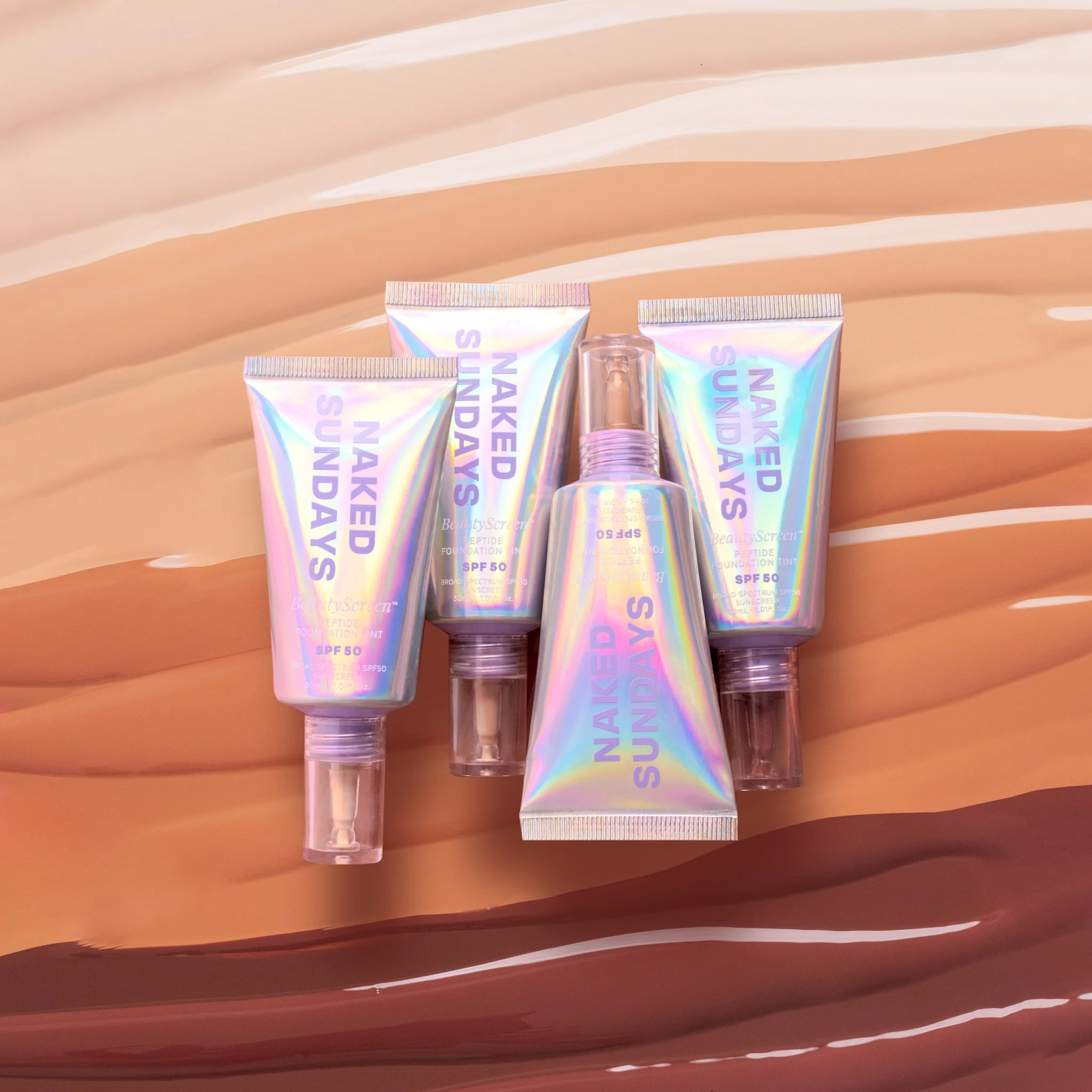 BeautyScreen™ SPF50 Peptide Foundation Tint Variants