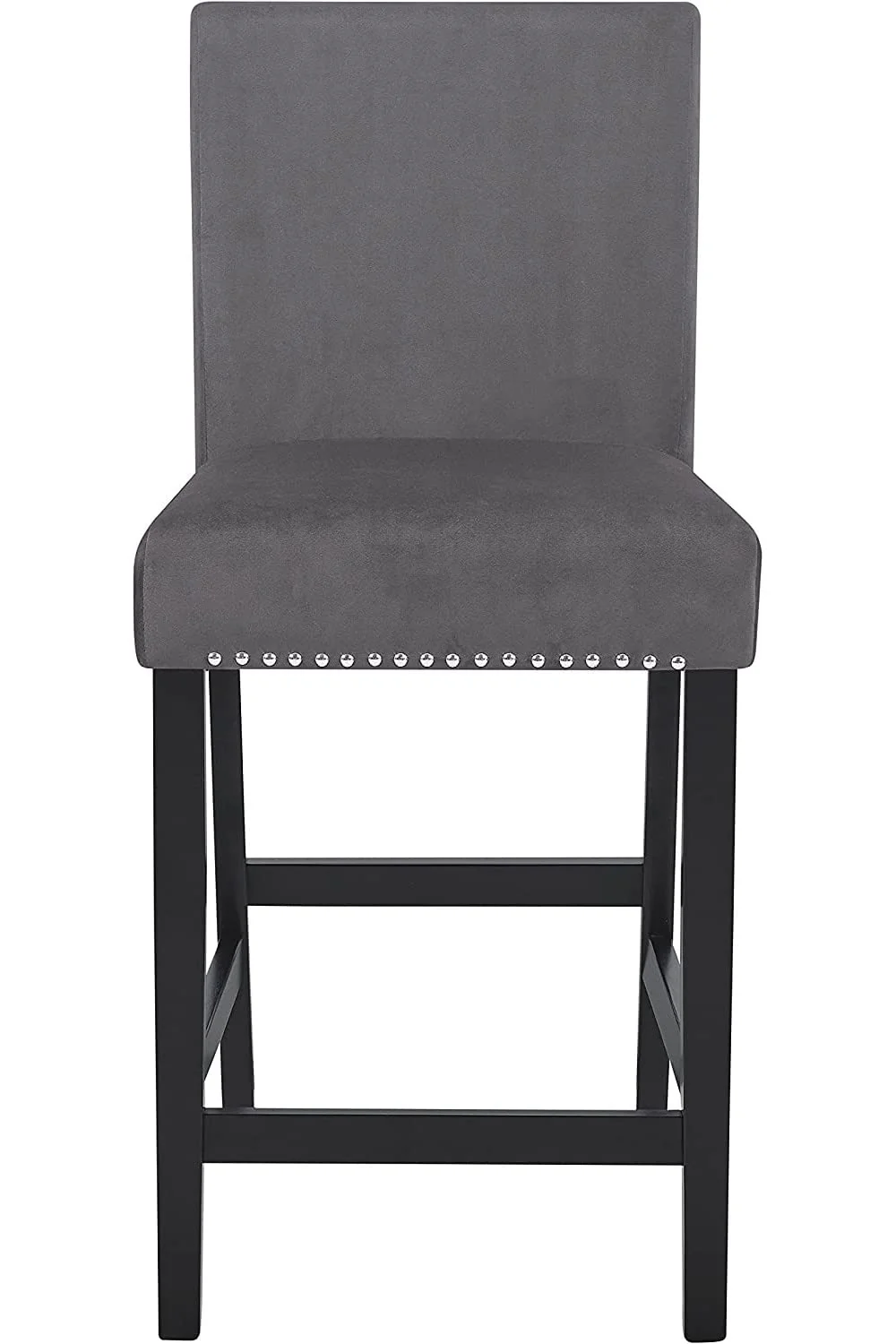 2025 New Classic Furniture Celeste Set de Comedor de 5 Piezas con Mesa Redonda de Mármol Sintético y 4 Sillas, 42 Pulgadas, Gris
