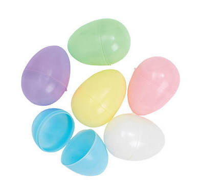 Bulk 144 PCS Pastel Spring Easter Eggs 1863