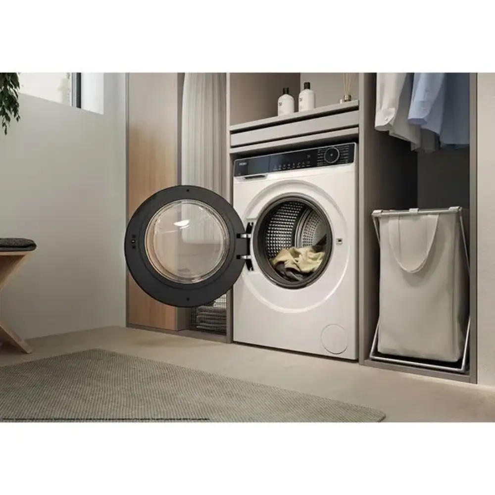Haier X Series 5 9kg 1400 Spin Washing Machine - White | HW90-BP14357TUUK