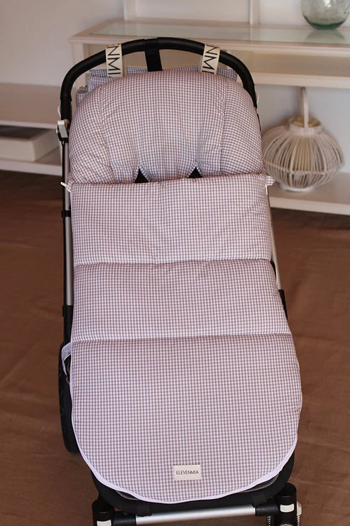 Saco Silla Cochecito Vichy Gris