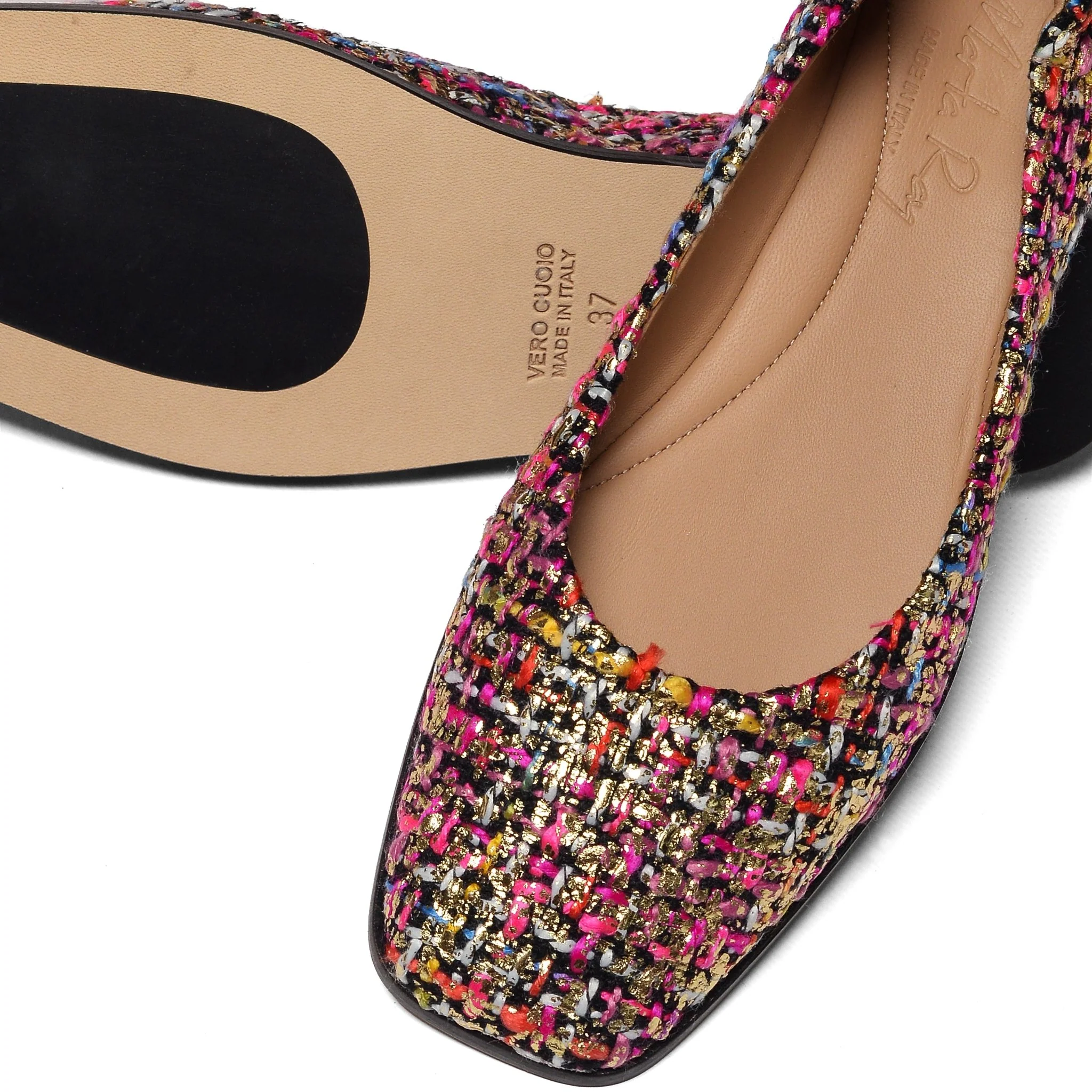 Ballerina Fiore boucle fuxia