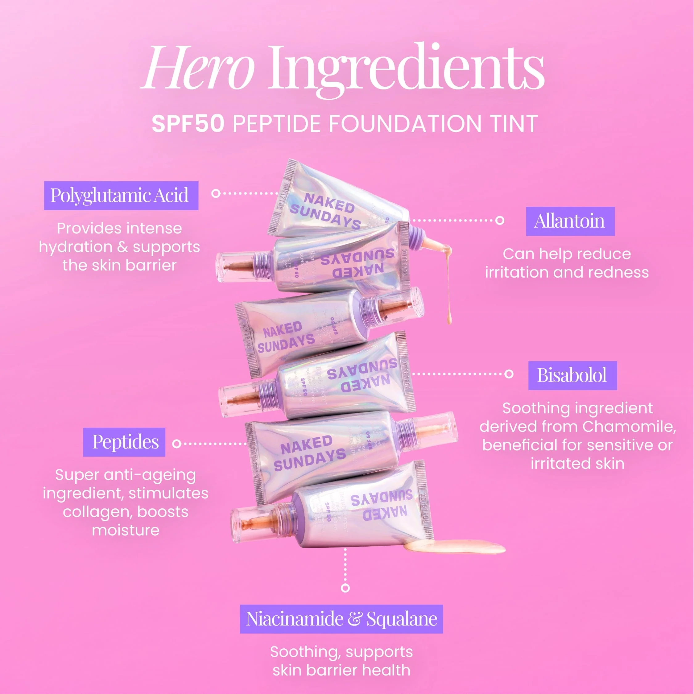 BeautyScreen™ SPF50 Peptide Foundation Tint - 1 Fair Neutral