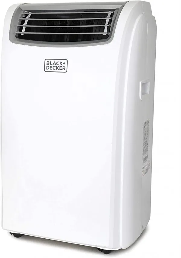 Draagbare airconditioner van 14.000 BTU met verwarming en afstandsbediening, wit