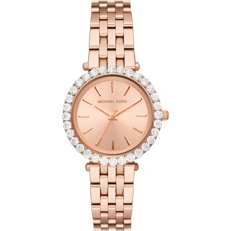 Michael Kors Darci Pavé Rose Gold-Tone Ladies Watch - MK4514
