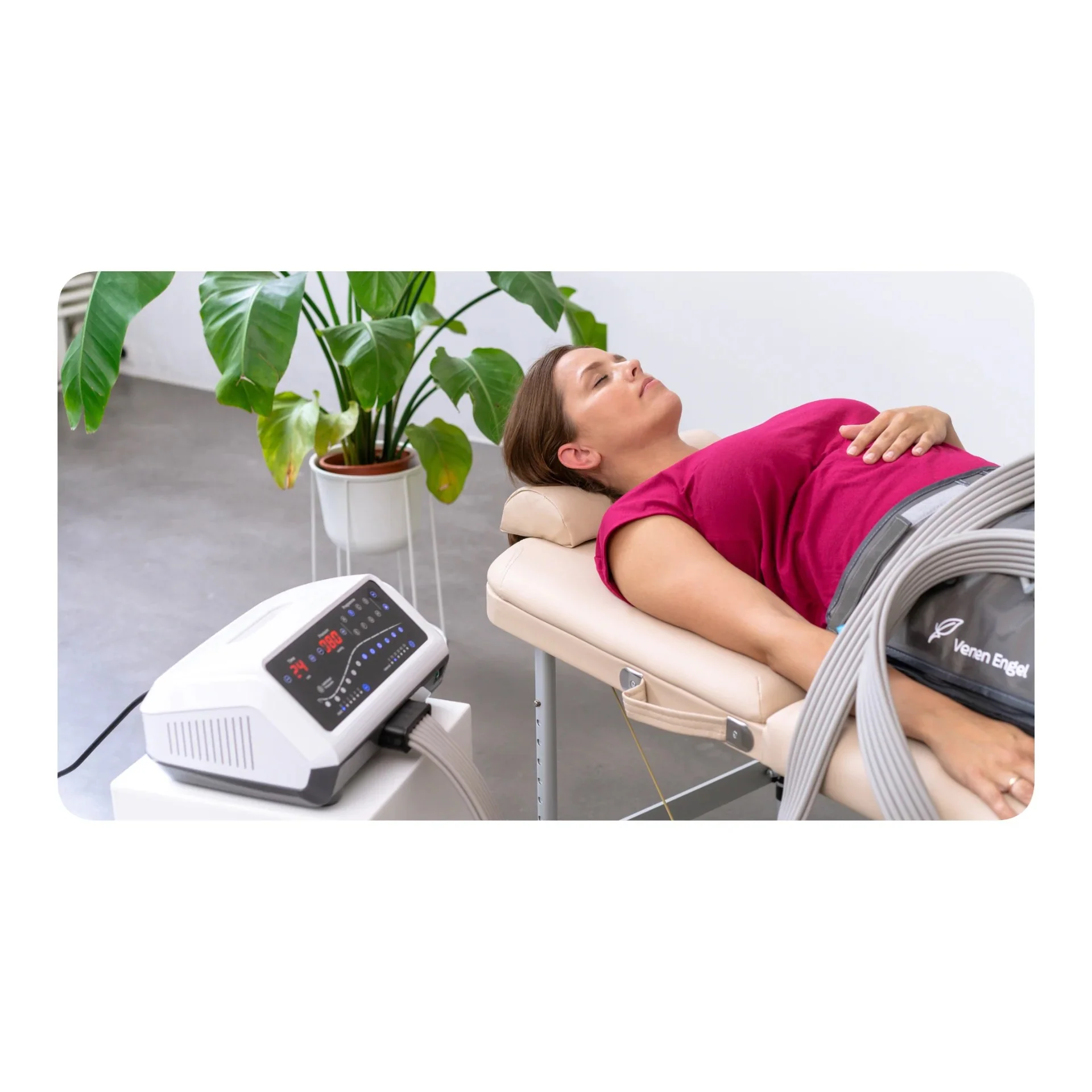 Venen Engel Massagegerät 12 Premium mit Hosenmanschette