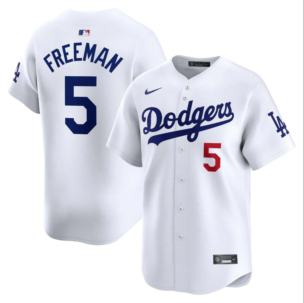 Men's #5 Freddie Freeman Los Angeles Dodgers Baseball Jersey