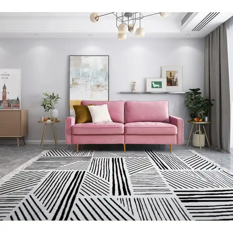 Velvet Fabric Sofa